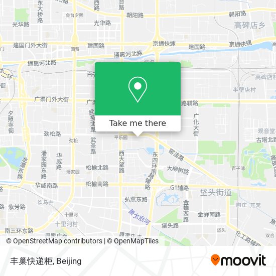 丰巢快递柜 map