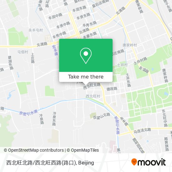 西北旺北路/西北旺西路(路口) map
