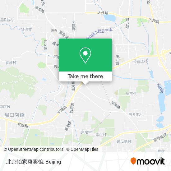 北京怡家康宾馆 map