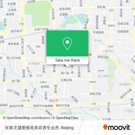 宋家庄盛爱丽苑美容养生会所 map