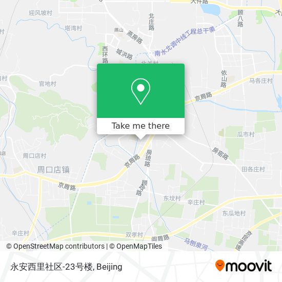 永安西里社区-23号楼 map