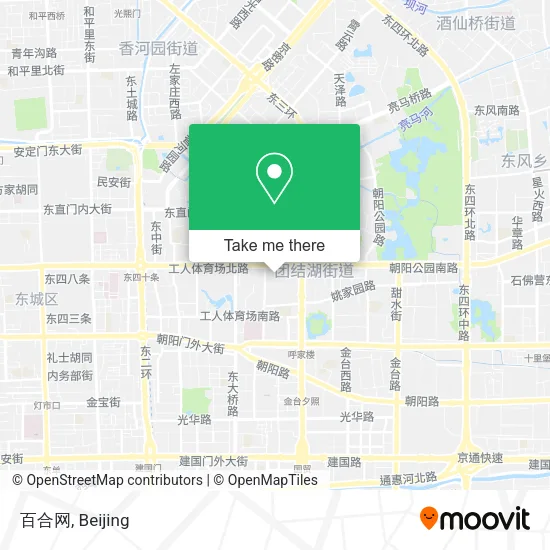 百合网 map
