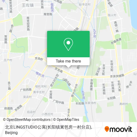北京LINGSTUDIO公寓(长阳镇篱笆房一村分店) map
