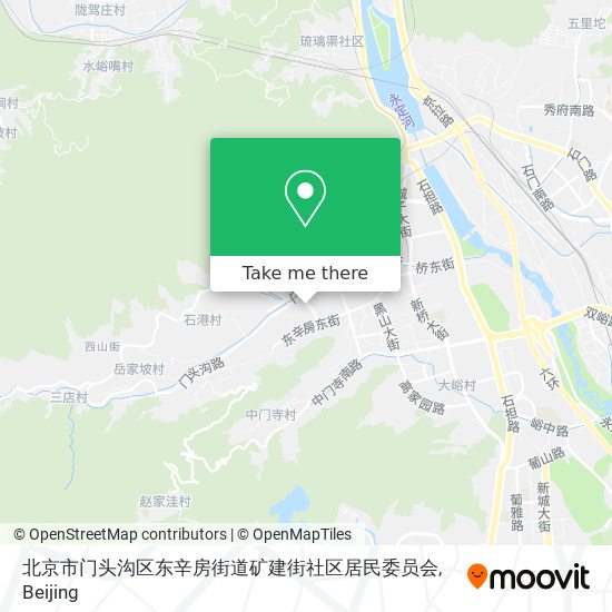 北京市门头沟区东辛房街道矿建街社区居民委员会 map