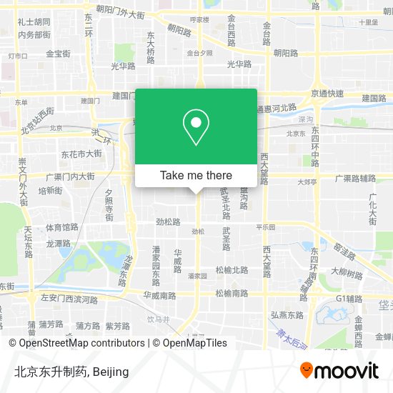 北京东升制药 map