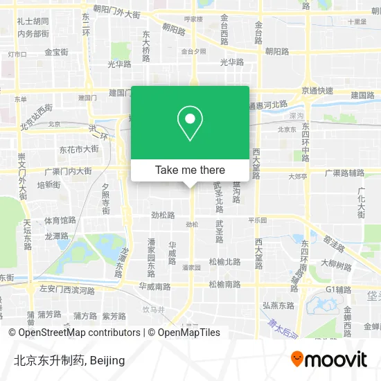 北京东升制药 map