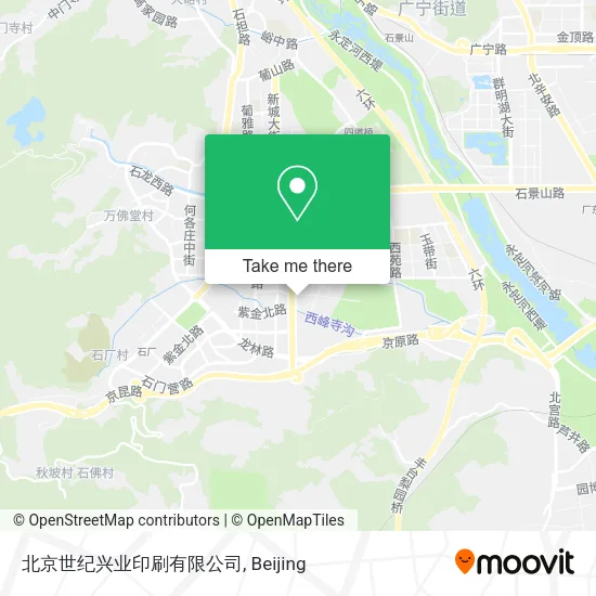 北京世纪兴业印刷有限公司 map