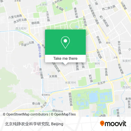 北京纯静农业科学研究院 map