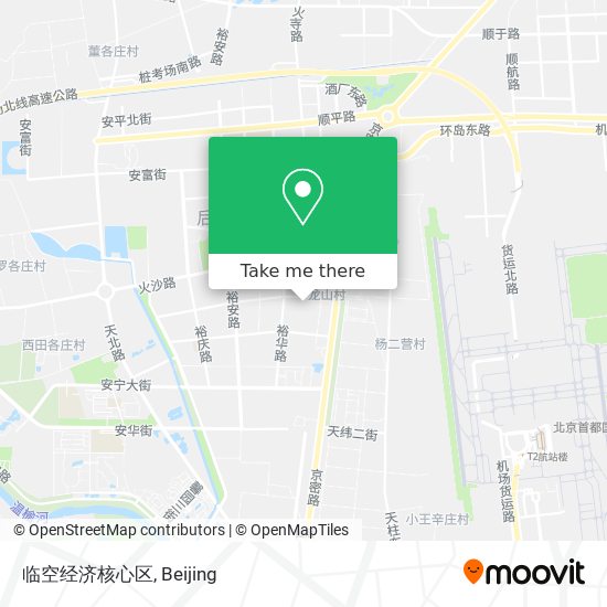 临空经济核心区 map