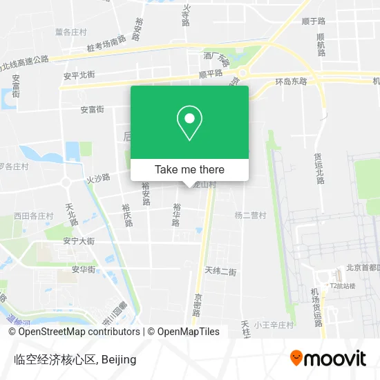 临空经济核心区 map