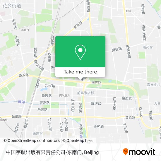 中国宇航出版有限责任公司-东南门 map