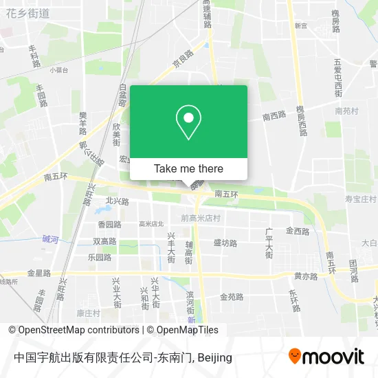 中国宇航出版有限责任公司-东南门 map