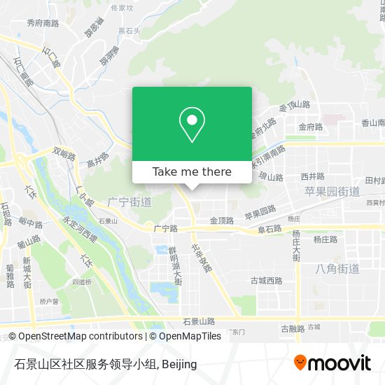 石景山区社区服务领导小组 map