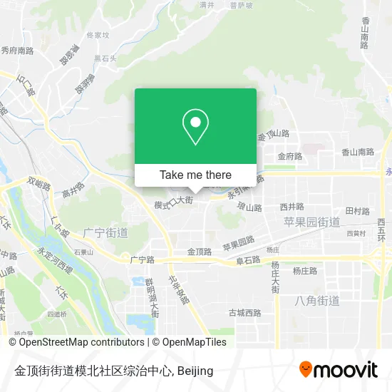 金顶街街道模北社区综治中心 map