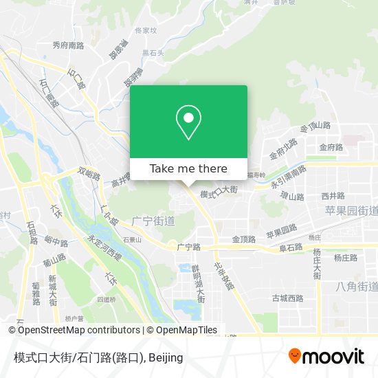 模式口大街/石门路(路口) map