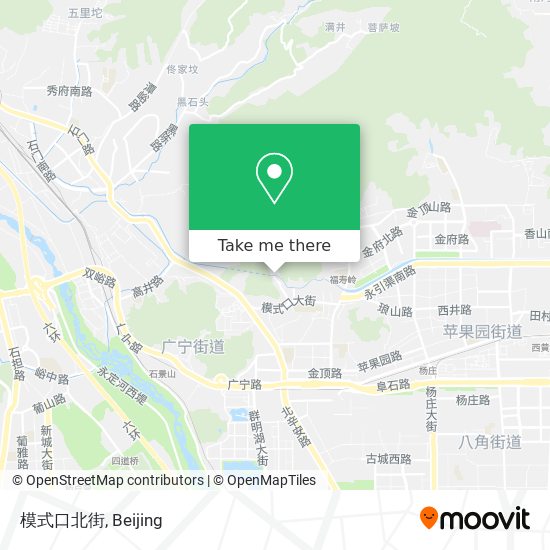 模式口北街 map
