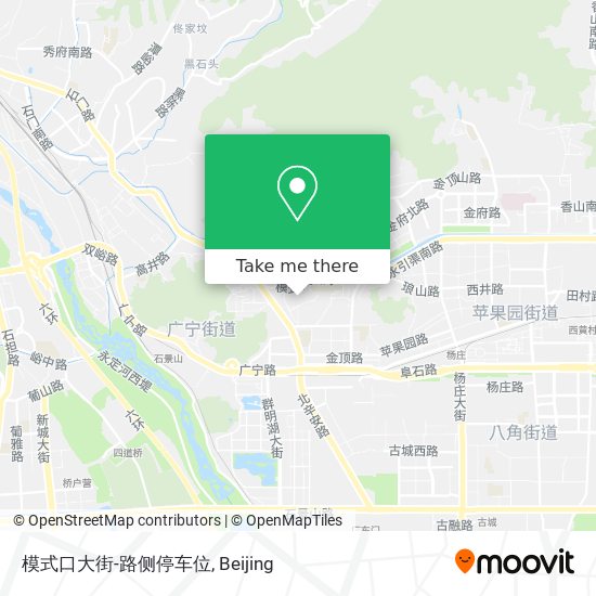 模式口大街-路侧停车位 map