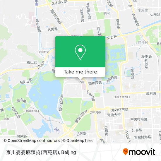 京川婆婆麻辣烫(西苑店) map