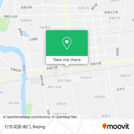 行宫花园-南门 map