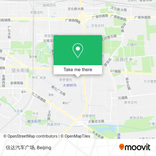 信达汽车广场 map
