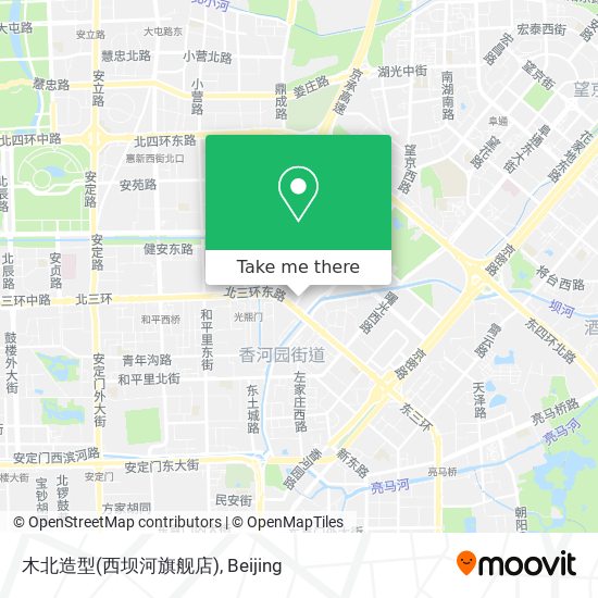木北造型(西坝河旗舰店) map