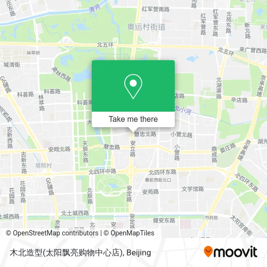 木北造型(太阳飘亮购物中心店) map