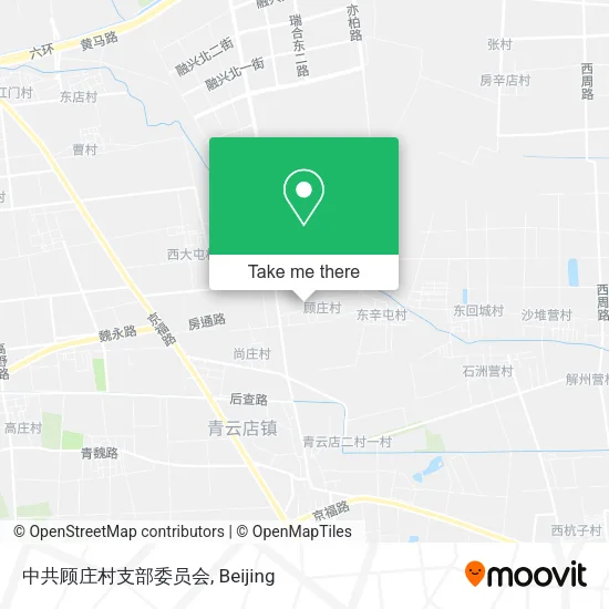 中共顾庄村支部委员会 map