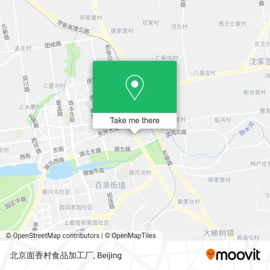 北京面香村食品加工厂 map