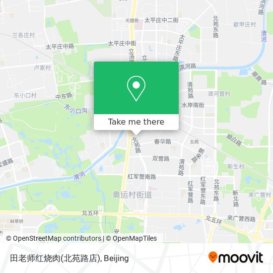 田老师红烧肉(北苑路店) map