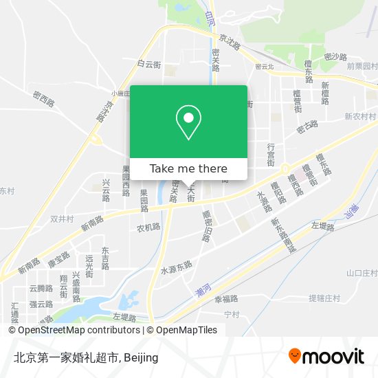 北京第一家婚礼超市 map