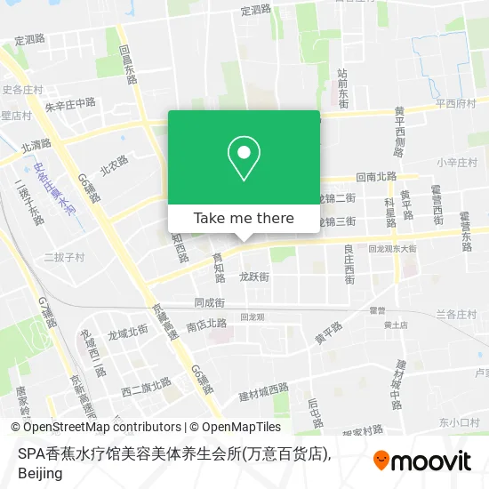 SPA香蕉水疗馆美容美体养生会所(万意百货店) map