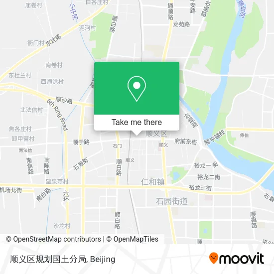 顺义区规划国土分局 map
