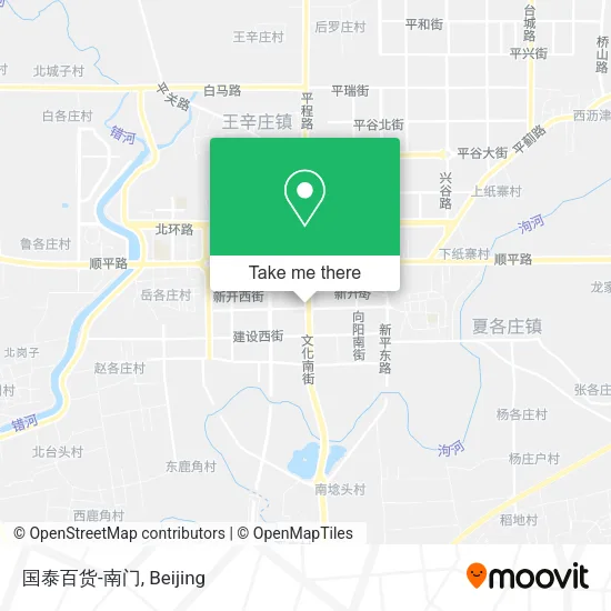 国泰百货-南门 map