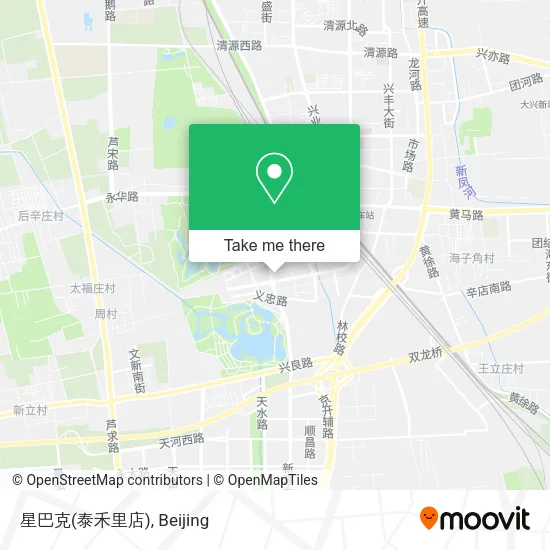 星巴克(泰禾里店) map