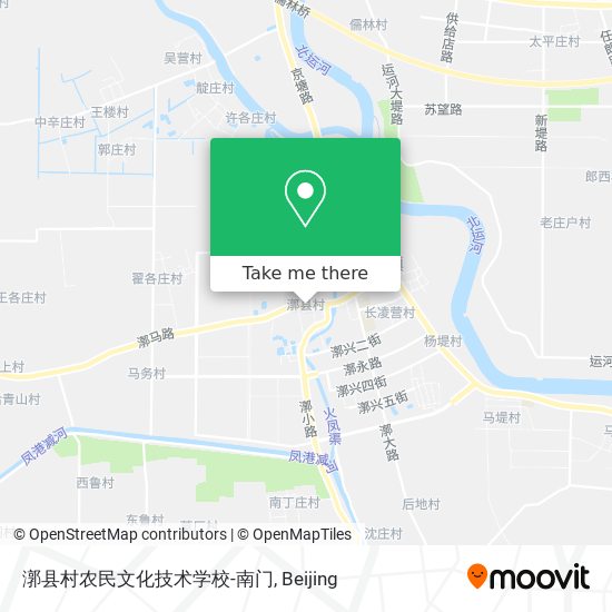 漷县村农民文化技术学校-南门 map