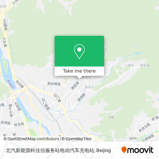 北汽新能源科佳信服务站电动汽车充电站 map