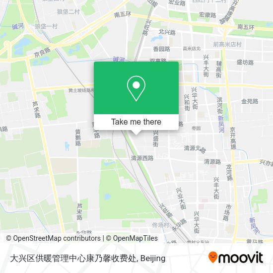 大兴区供暖管理中心康乃馨收费处 map