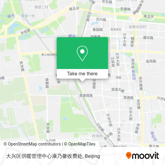 大兴区供暖管理中心康乃馨收费处 map