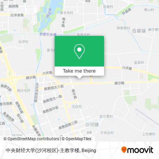 中央财经大学(沙河校区)-主教学楼 map