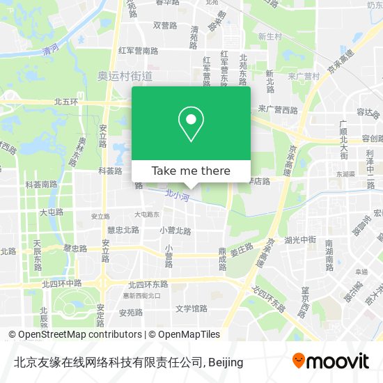 北京友缘在线网络科技有限责任公司 map