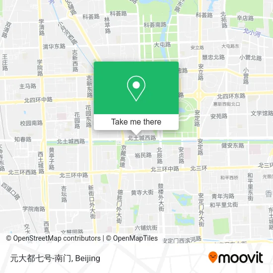 元大都七号-南门 map