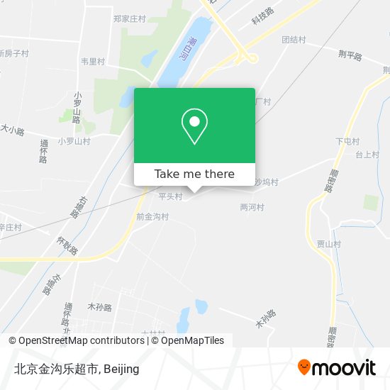 北京金沟乐超市 map