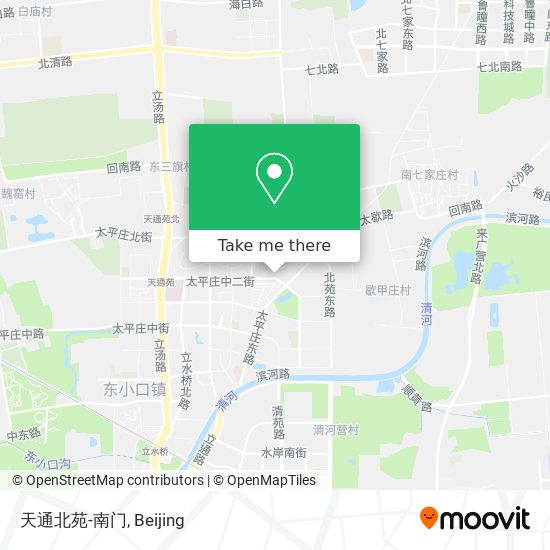 天通北苑-南门 map