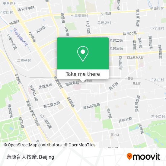 康源盲人按摩 map