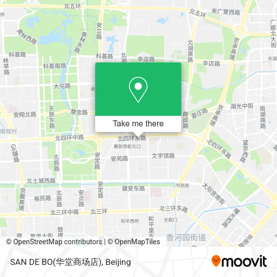 SAN DE BO(华堂商场店) map