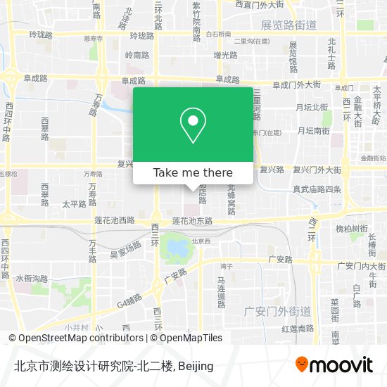 北京市测绘设计研究院-北二楼 map