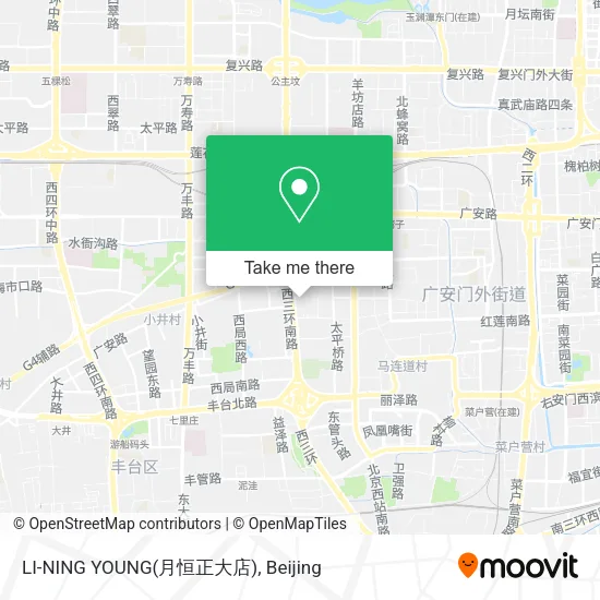 LI-NING YOUNG(月恒正大店) map