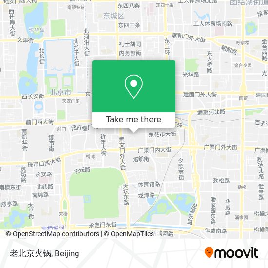 老北京火锅 map