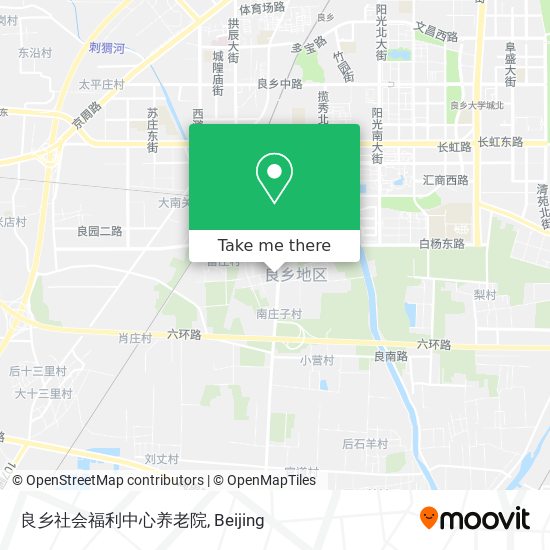 良乡社会福利中心养老院 map