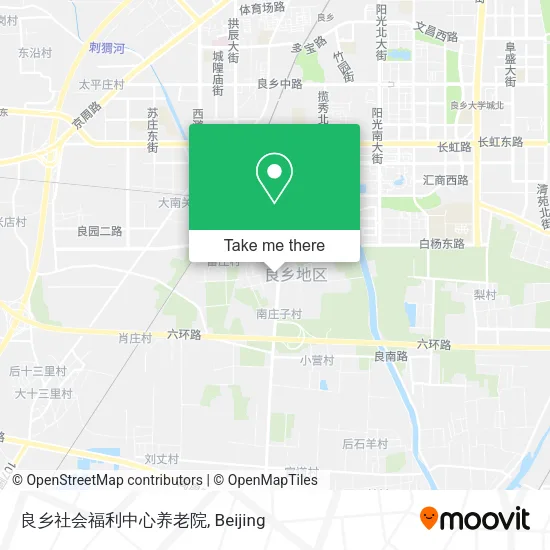 良乡社会福利中心养老院 map